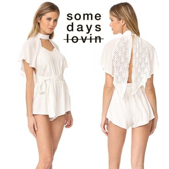 Somedays Lovin Pants - Somedays Lovin Whispering Playsuit Romper NWT